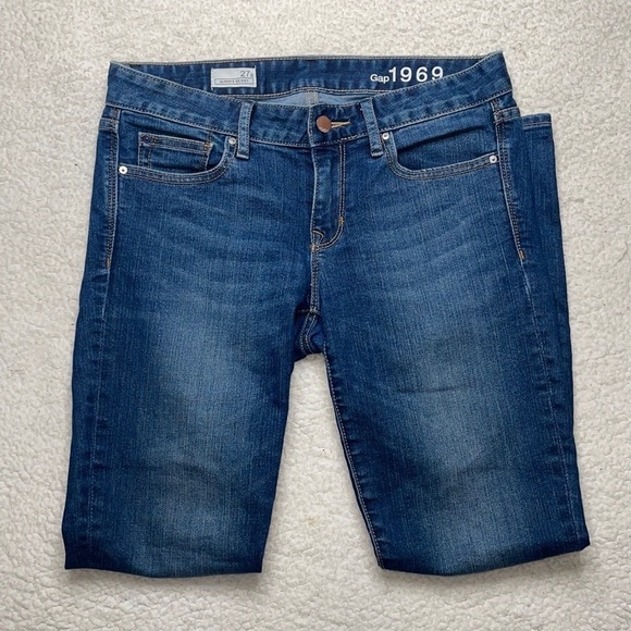 Gap Jeans Denim Dark Was Always Skinny Size 27 s - Picture 5 of 13